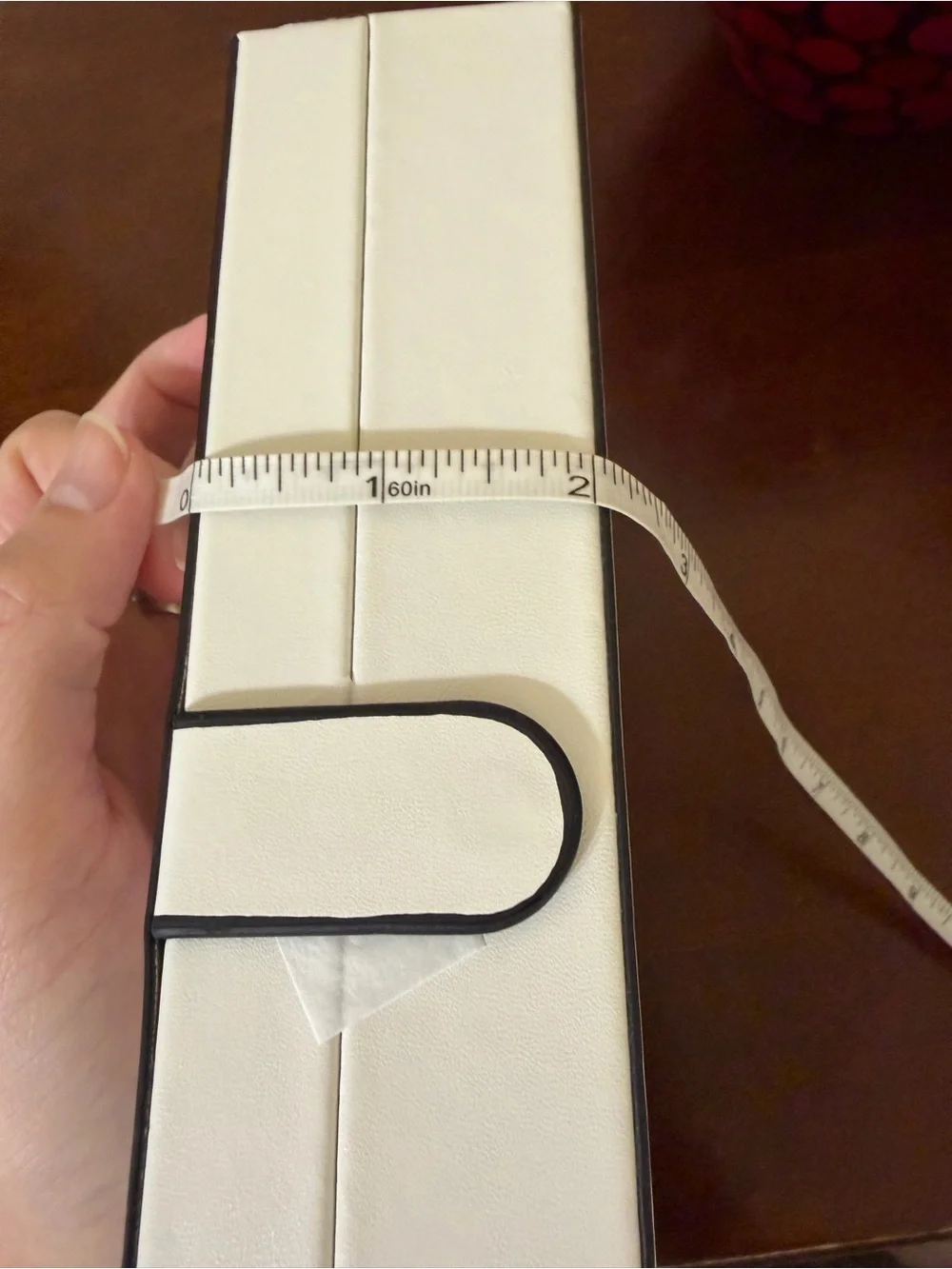 Radley London NWT White Jewelry Box Magnetic Close Ring Necklace Organizer